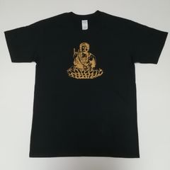 FUNK仏陀・ブッダプリントTシャツ・黒