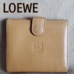 未使用保管品 希少品 LOEWE ロエベ アナグラム ロゴ 刻印 オールレザー