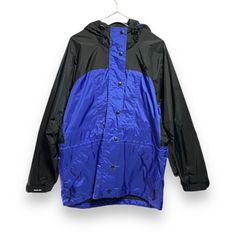 【アウトドア】 REI ゴアテックス　マウンテンパーカー　ナイロン　ブルー