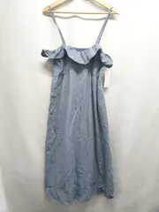 ◇ 未使用 ⊂ Sugar spoon シュガースプーン フリル ロング丈 キャミ ワンピース サイズF ブルー系 レディース E  【1508060006769】のサムネイル