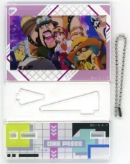 【中古】キーホルダー 集合(5人) 「ワンピース エッグヘッド編 場面写アクリルスタンドキーホルダー Vol.1」