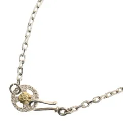 FIRST ARROW's (ファーストアローズ) O-062/P-077 K18付き メディスンホイール付き 1φチェーン ネックレス シルバー/ゴールド