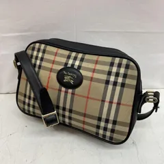 デッドストック タグ付 バーバリー ショルダーバッグ ノバチェック ブラック 2025年最新】バーバリー ノバチェック ショルダーバッグ レザー