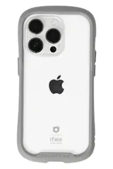 iFace Reflection iPhone 14 Pro ケース クリア 強化ガラス (グレー)【アイフェイス アイフォン14pro 用 iphone14プロ 用 カバー 韓国 耐衝撃 透明 ストラップホール】 [グレー・iPhone14 Pro専用]