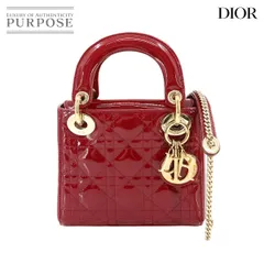 新品同様 クリスチャン ディオール Christian Dior カナージュ レディディオール ミニ 2way ハンド チェーン ショルダー バッグ 90296407