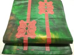 平和屋本店□希少 男性 京都西陣・想屋謹製 お召 単衣 片身