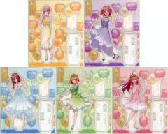【中古】アクリルスタンド・アクリルパネル 全5種セット アクリルスタンド 「DMMくじ 映画 五等分の花嫁～アニメ放送から5周年記念パーティー～」 B賞