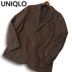 【22AW】UNIQLO ユニクロ 秋冬★ 千鳥 コンフォート 2B アンコン テーラード ジャケット Sz.L メンズ　