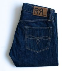 【美品】RRL【RINCE LOW STRAIGHT JEANS】29×30 ローストレートジーンズ デニムパンツ アメリカ製 25070257