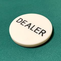 【送料無料】RedAces レーザー彫刻ディーラーボタン ポーカー テキサスホールデム (ディーラーボタン1個)【返品・交換保証】