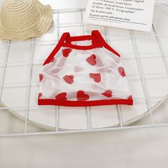 犬服　夏服 ドッグウェア夏用暑さ対策 超薄手涼しいメッシュ