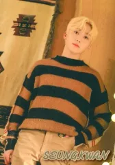 【中古】コレクションカード(男性) SEVENTEEN/SEUNGKWAN(スングァン)/「SEVENTEEN CAFE 2022 ～WINTER CAMPING～」CARAT会員限定CARATくじあたりフォトカード