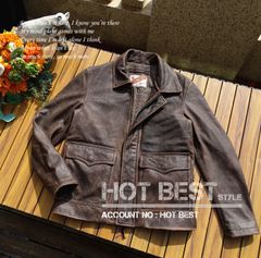 新入荷カウハイドファーストタイプ Gジャン ライダースレザージャケット 2101 新入荷カウハイドファーストタイプ Gジャン ライダースレザー