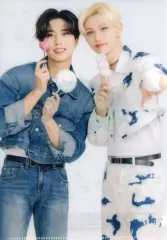 【中古】クリアファイル ハン＆フィリックス A5クリアファイル 「ファミリーマート×Stray Kids」 お菓子キャンペーン対象商品購入特典