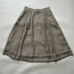 【超美品】MACKINTOSH LONDON マッキントッシュロンドン 千鳥格子 ギャザースカート