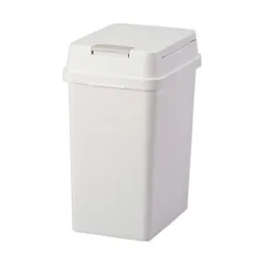 （まとめ） アスベル エバン 密閉プッシュ 20Lホワイト A6009 1台 【×5セット】