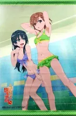 御坂美琴 水遊び 等身大タペストリー 特大タペストリー とある科学の超電磁砲T Amazon.co.jp: とある科学の超電磁砲S B2タペストリー デザイン