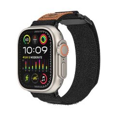 アップルウォッチバンド（Apple Watchバンド）アドベンチャーナイロンバンド【ブラック】42mm/44mm/45mm/46mm/49mm対応 [BELTIES]