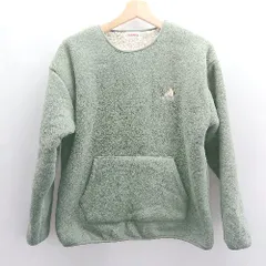 ◇ ⊇ CONVERSE コンバース ボア 長袖 プルオーバー サイズM グリーン レディース E  【1503050003698】