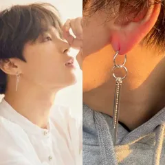 防弾少年団 BTS ジョングク 着用 3連ピアス メンズ レディース