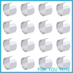 【特価商品】UNICRAFTALE 約50ペア 100個 10mm イヤーカフ フェイクピアス ステンレス 挟む カフイヤリング 穴付き ノンホールピアス イヤークリップ 軟骨クリップ クリップピアス フープピアス ステンレス色 金具 シンプル ピアス 耳飾り