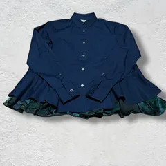 Sacai 21aw ツイード プルオーバーブラウス Sacai 21aw ツイード プルオーバーブラウス