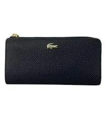 【完売品】LACOSTE 長財布 黒 新品 正規品 Amazon | [ラコステ] ラウンドファスナー ジッパー 長財布