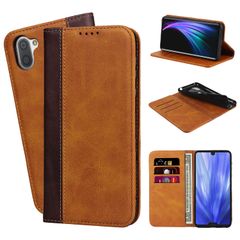ケース SH-04L ケース au R3 SHV44 スマホケース 808SH 手帳型 耐衝撃 AQUOS docomo シャープ Sharp アクオスR3 カバー au Ｈａｖａｙａ マグネット式 楽天モバイル SoftBank カード収納 レザー-イエロー
