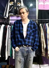 Edward's Clothing オンブレチェック レーヨンシャツ
