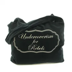 アンダーカバー UNDERCOVER アンダーカバーイズム Undercoverism リバーシブルショルダーバッグ ワンショルダー コットン ロゴプリント 無地 F 黒 ブラック UI1C4B02 /YTのサムネイル