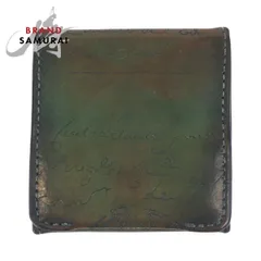 美品 Berluti カリグラフィ コインケース 小銭入れ カーフレザー グレー 楽天市場】BERLUTI【ベルルッティ】コインケース カリグラフィ