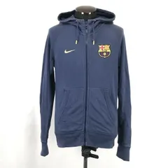 ナイキ/NIKE★FCB/サッカー/FCバルセロナ/スウェット/ジップパーカー【Mens size -S/紺系/navy】スペイン/Jackets/Parker◆BH84<sale>