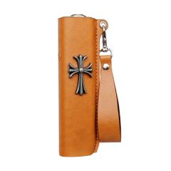 iqos イルマi ケース レザー ストラップ付 クロス イエロー