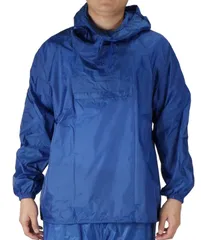 [カジメイク] 軽作業 汚れよけ 防風撥水 ナイロンヤッケ