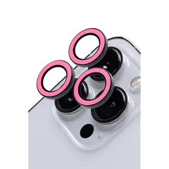 iFace Neo iPhone 13 Pro/13 Pro Max 専用 カメラレンズ カバー 強化ガラス (ネオピンク)【 アイフェイス iphone13pro iphone13ProMax カメラレンズプロテクター カメラフィルム 保護カバー キズ防