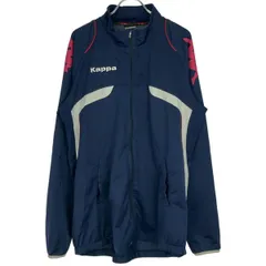 古着 メンズXO KAPPA/カッパ トラックジャケット ジャージ フルジップ スポーツ ウォーキング ネイビー/ホワイト/ピンク KF112TT11 gl00087