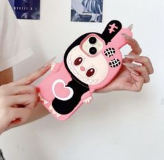 ピンク iPhone16proケース ラブブ iphoneケース スマホケース シリコンケース iphone15proケース ソフトケース iphone14ケース iPhone13ケース iPhone11ケース iPhoneXRケース