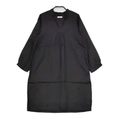値下げ【美品】fog linen work リアチュニック　黒 fog linen work｜別注 マリ トップ - クロワッサンの店