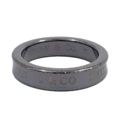 TIFFANY＆Co. ティファニー 1837 ナロー リング 指輪 チタン 7号【いおき質店】