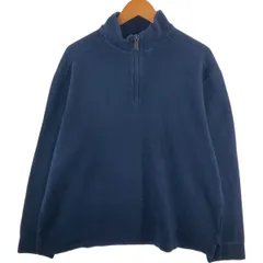 古着 ラルフローレン Ralph Lauren POLO by Ralph Lauren ハーフジップスウェットシャツ トレーナー メンズXL相当/eaa489874