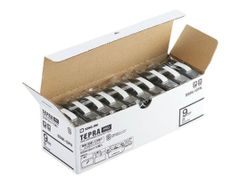 キングジム テプラＰＲＯテープＳＳ９Ｋ-１０ＰＮ　白に黒字９ｍｍ１０個
