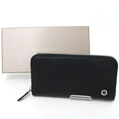 美✨️ BVLGARI MONETE オールレザー ラウンドファスナー 長財布