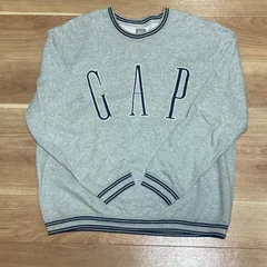 古着 復刻 OLD GAP gap クルーネックスウェット ロゴ トレーナー LOGO ギャップ