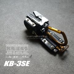 送料込み価格 ニックス KNICKS チェーンタイプ金属セフ カラビナ ホルダーセット 【カラビナの色：ゴールド×イエロー】