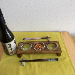 飲みくらべ酒器３点セット架台付き