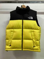 THE NORTH FACE ザ ノースフェイス ND92232 ヌプシベスト ダウンベスト イエロー ブラック サイズM