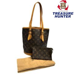 ルイ ヴィトン モノグラム バケットPM プチバケット トートバッグ ポーチ付き M42238 LOUIS VUITTON 【240005006489】