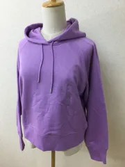 ユニクロ　タグ付き未使用 スウェットプルパーカ パープル