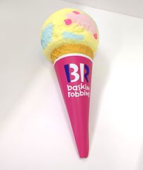 【31アイスクリーム】スクイーズ（コットンキャンディ）