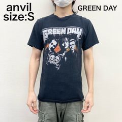 アンビル anvil バンドTシャツ GREEN DAY 両面プリント 半袖 S ブラック